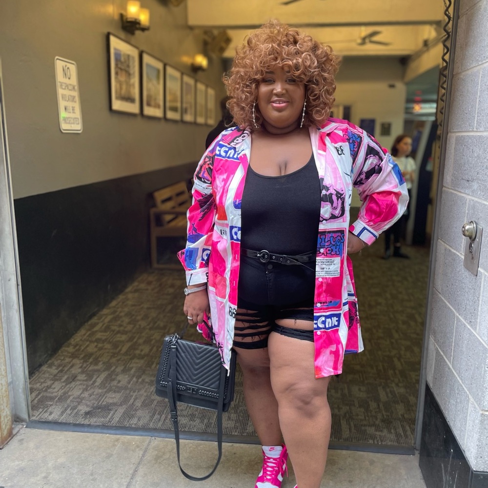 Plus Size Multiple Colored Pink Button Up Shirt! - image 2